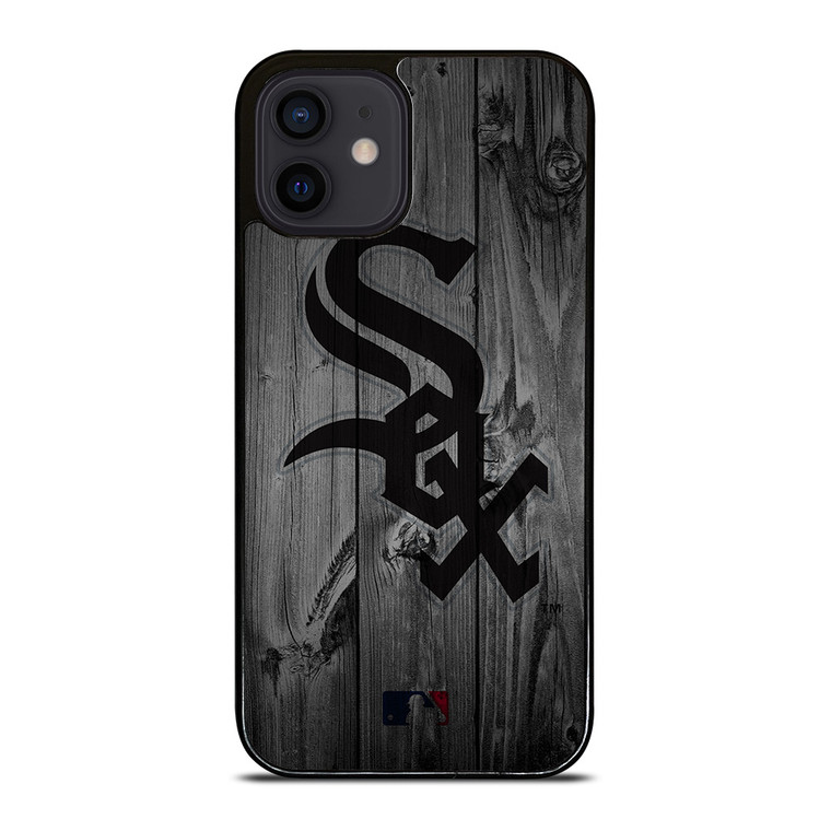 CHICAGO WHITE SOX BASEBALL MLB WOOD LOGO iPhone 12 Mini Case Cover
