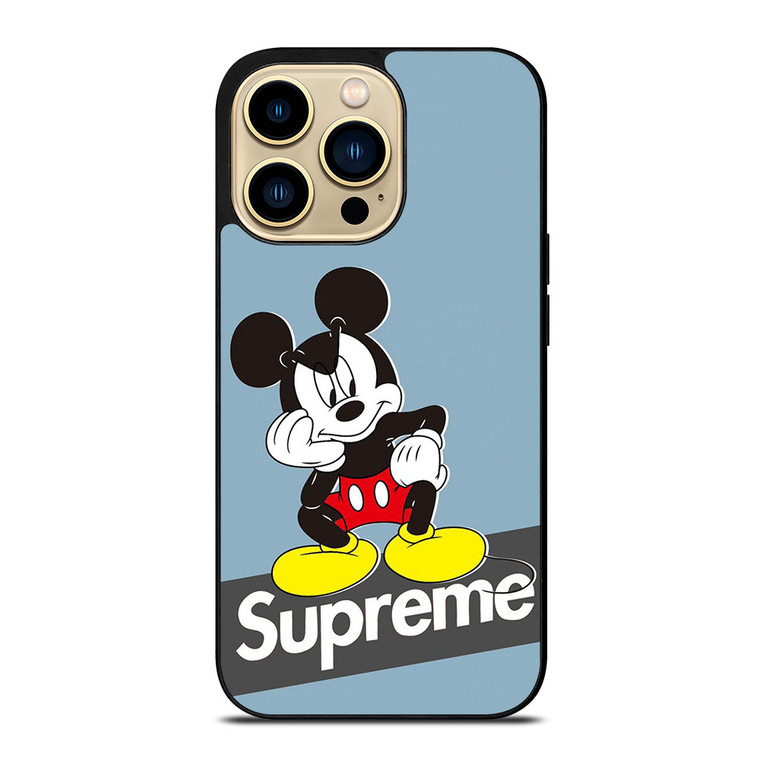 MICKEY MOUSE SUPREME BLUE iPhone 14 Pro Max Case Cover