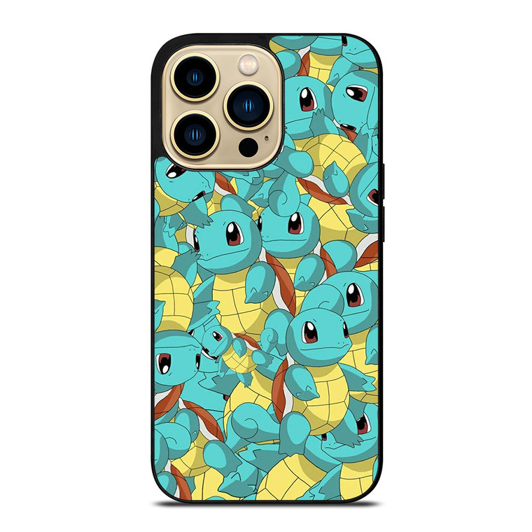 SQUIRTLE POKEMON MONSTER PATTERN iPhone 14 Pro Max Case Cover