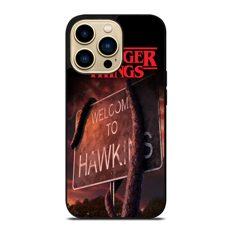 STRANGER THINGS WELCOME TO HAWKINS iPhone 14 Pro Max Case Cover