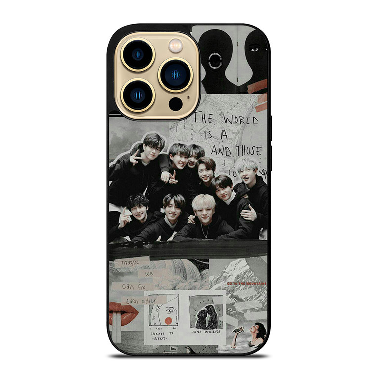 STRAY KIDS BOY BAND COLLAGE iPhone 14 Pro Max Case Cover