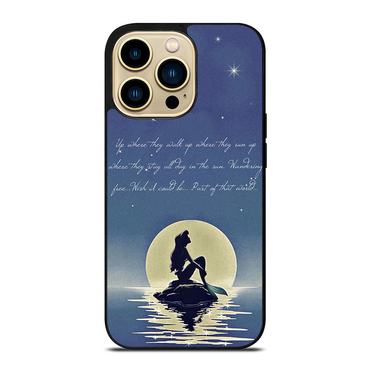 THE LITTLE MERMAID QUOTES iPhone 14 Pro Max Case Cover