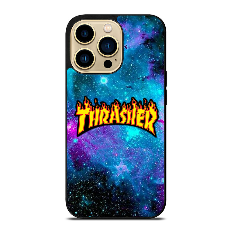 THRASHER SKATEBOARD NEBULA iPhone 14 Pro Max Case Cover