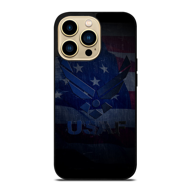 USAF UNITED STATES AIR FORCES LOGO iPhone 14 Pro Max Case Cover