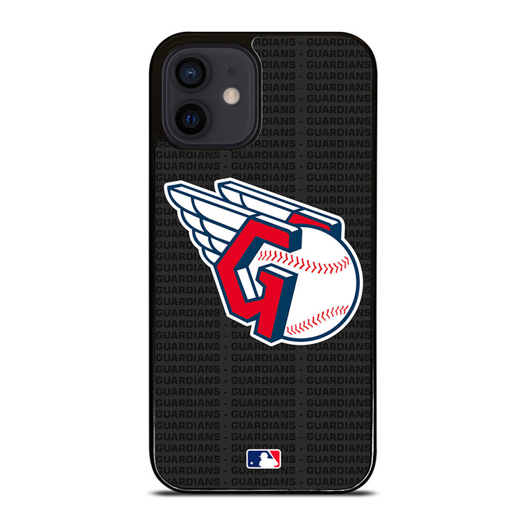 CLEVELAND GUARDIANS BASEBALL BLACK iPhone 12 Mini Case Cover
