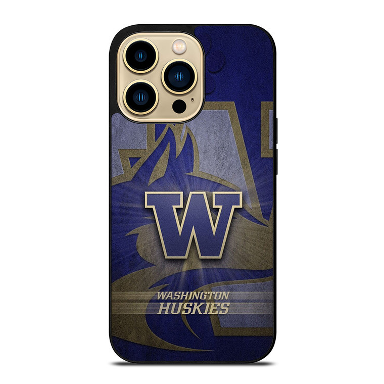 WASHINGTON HUSKIES FOOTBALL LOGO iPhone 14 Pro Max Case Cover