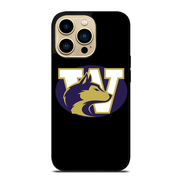 WASHINGTON HUSKIES FOOTBALL SYMBOL iPhone 14 Pro Max Case Cover WASHINGTON HUSKIES FOOTBALL SYMBOL iPhone 14 Pro Max Case Cover