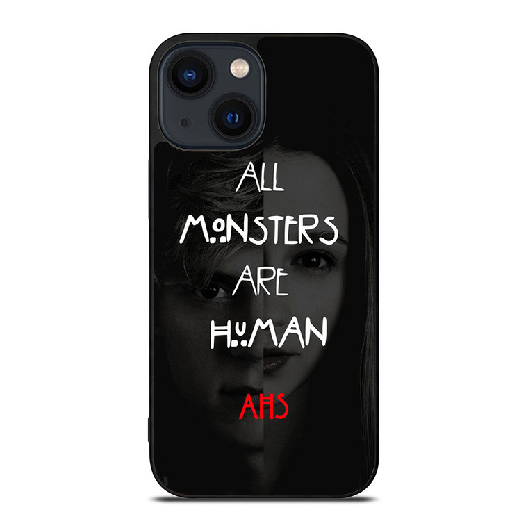 AMERICAN HORROR STORY ALL MONSTERS ARE HUMAN iPhone 14 Plus Case Cover