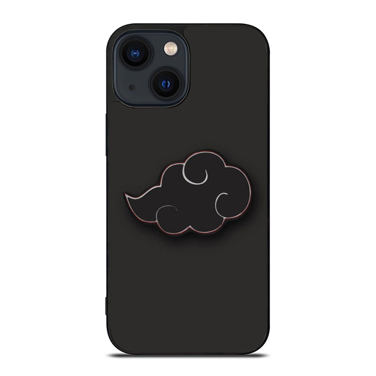 BLACK AKATSUKI iPhone 14 Plus Case Cover