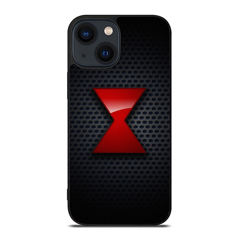 BLACK WIDOW MARVEL SYMBOL iPhone 14 Plus Case Cover