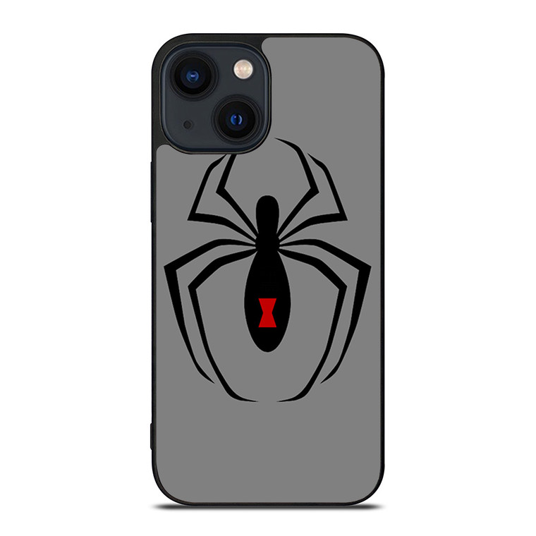 BLACK WIDOW SPIDER SYMBOL iPhone 14 Plus Case Cover