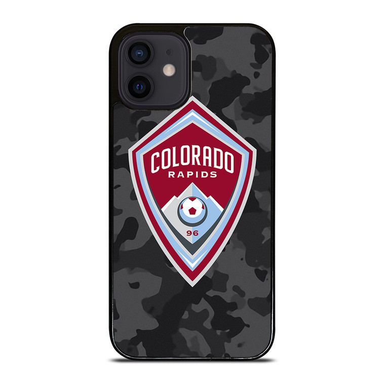 COLORADO RAPIDS MLS BLACK CAMO iPhone 12 Mini Case Cover