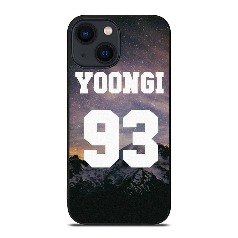 BTS BANGTAN BOYS SUGA 93 COOL iPhone 14 Plus Case Cover