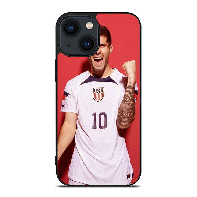 CHRISTIAN PULISIC USMNT SOCCER iPhone 14 Plus Case Cover