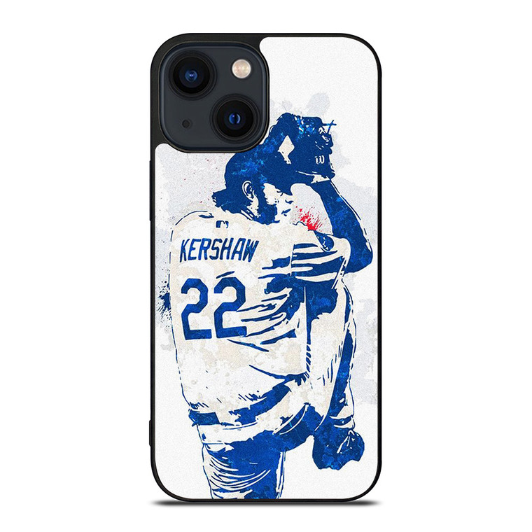 CLAYTON KERSHAW LOS ANGELES DODGERS MLB iPhone 14 Plus Case Cover