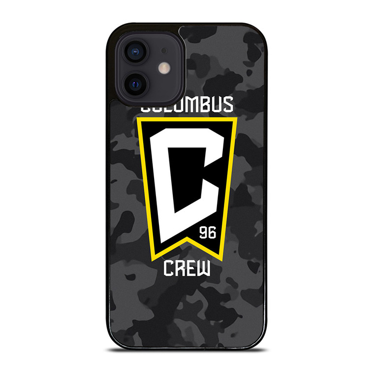 COLUMBUS CREW MLS BLACK CAMO iPhone 12 Mini Case Cover