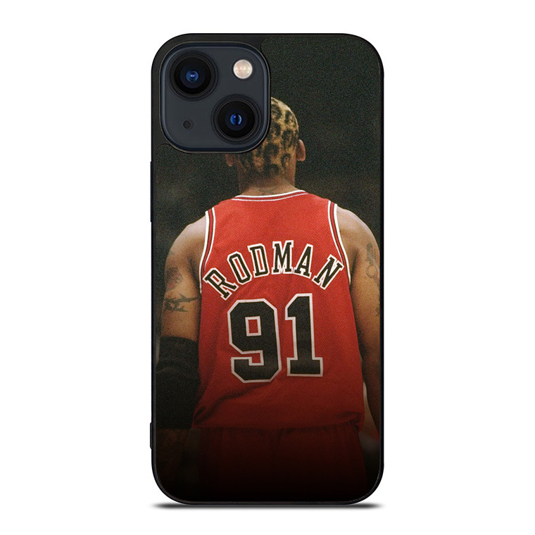 DENNIS RODMAN CHICAGO BULLS NBA 2 iPhone 14 Plus Case Cover