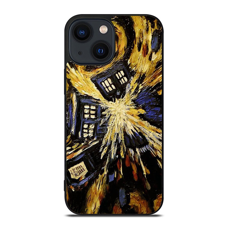 DOCTOR WHO EXPLODING TARDIS iPhone 14 Plus Case Cover