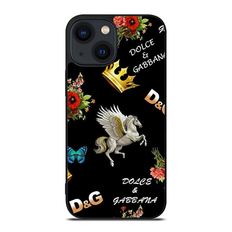 DOLCE AND GABBANA LUXURY PATTERN iPhone 14 Plus Case Cover