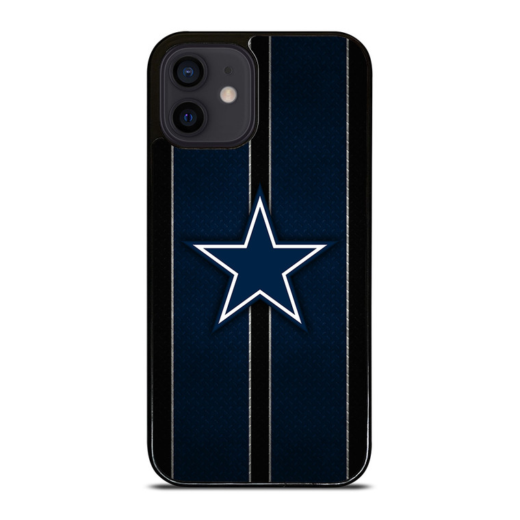 DALLAS COWBOYS NFL METAL STRIPE iPhone 12 Mini Case Cover