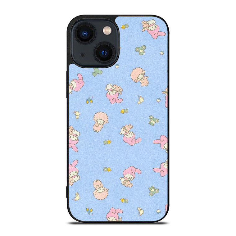 KAWAII LAMB CUTE PATTERN iPhone 14 Plus Case Cover