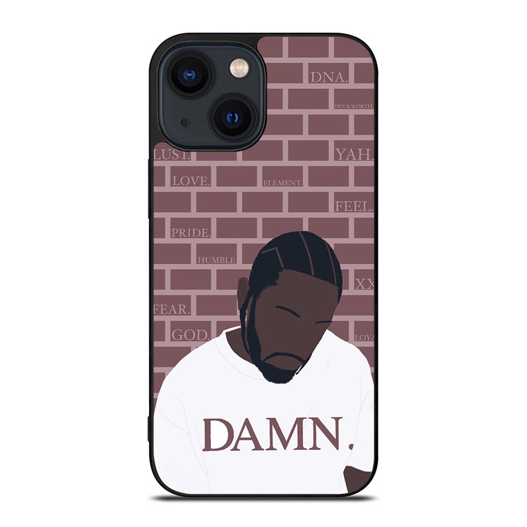 KENDRICK LAMAR DAMN CARTOON iPhone 14 Plus Case Cover