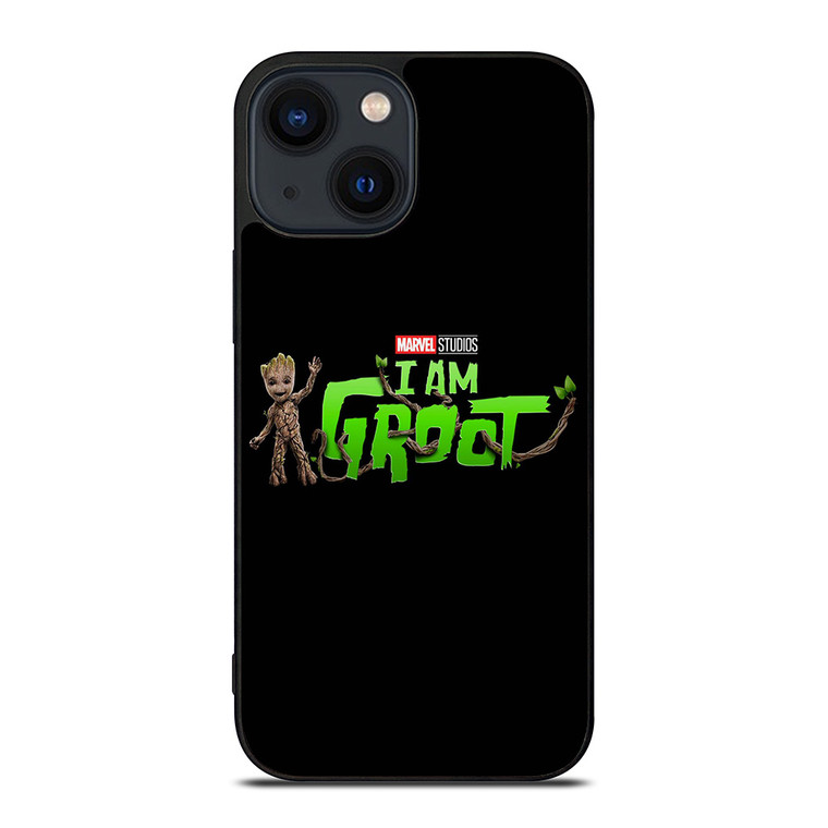 MARVEL I AM GROOT LOGO iPhone 14 Plus Case Cover