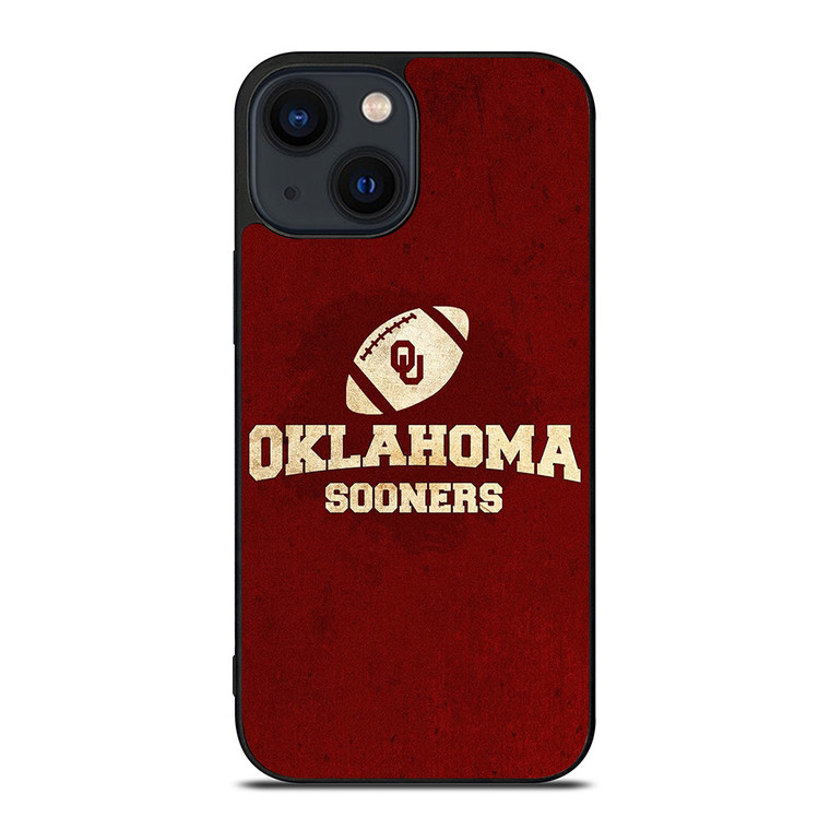 OKLAHOMA SOONERS FOOTBALL iPhone 14 Plus Case Cover