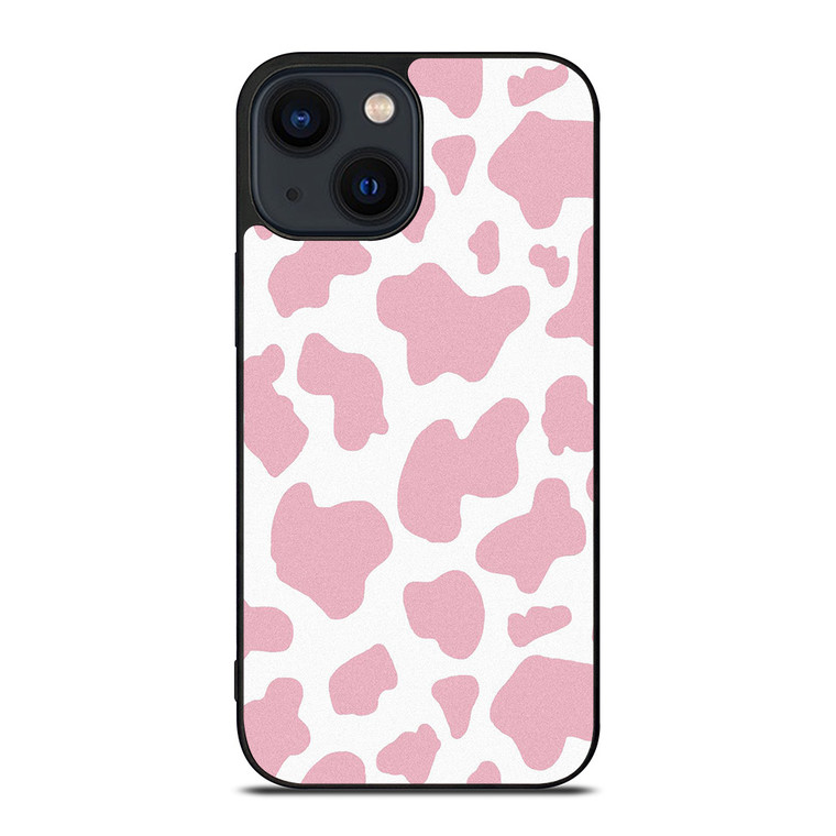 PINK COW PATTERN iPhone 14 Plus Case Cover
