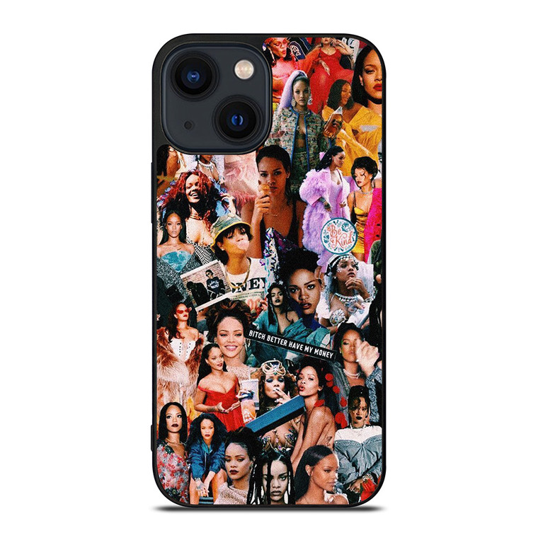 RIHANNA AESTHETIC COLLAGE iPhone 14 Plus Case Cover