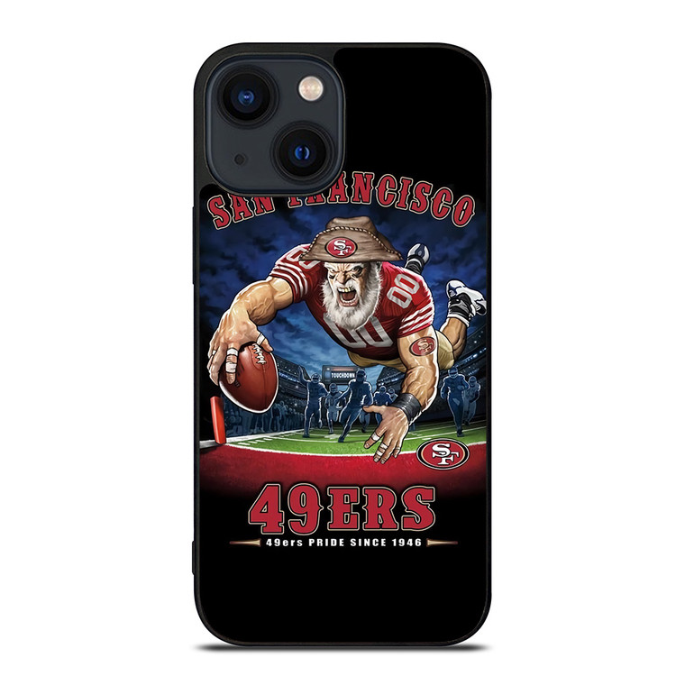 SAN FRANCISCO 49ERS NFL MASCOT iPhone 14 Plus Case Cover