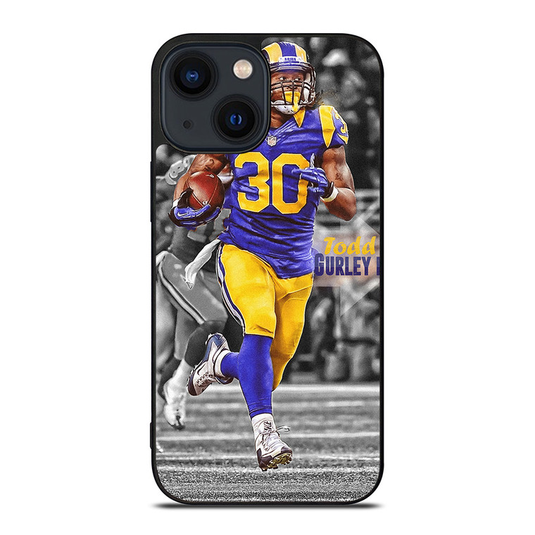 TODD GURLEY LOS ANGELES RAMS NFL iPhone 14 Plus Case Cover