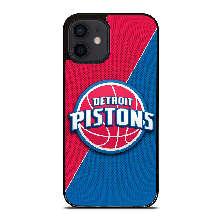 DETROIT PISTONS NBA BASKETBALL LOGO iPhone 12 Mini Case Cover