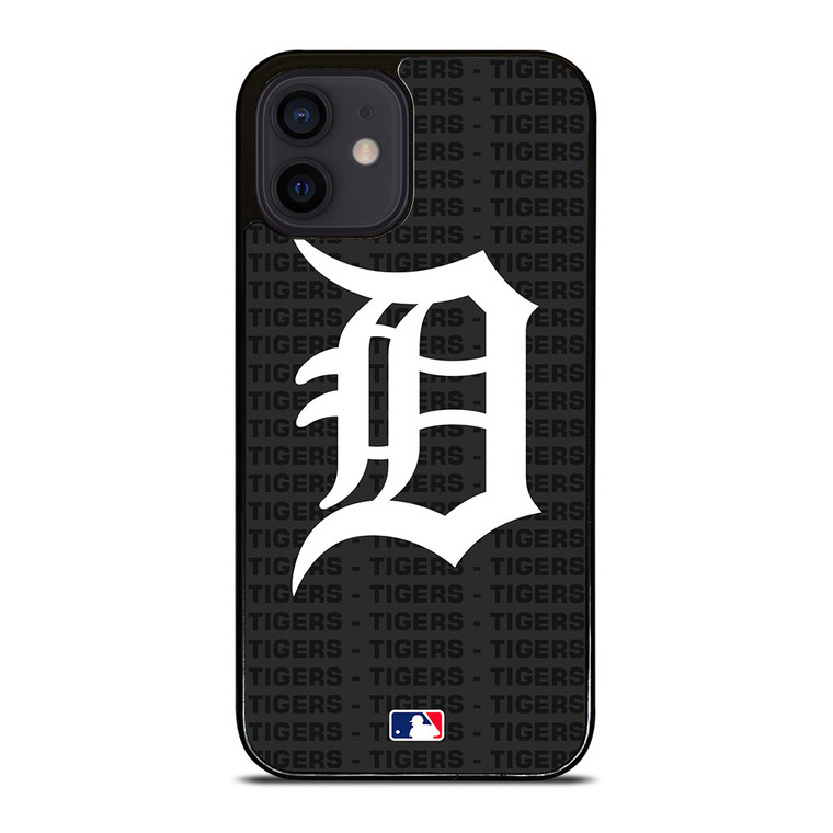 DETROIT TIGERS BASEBALL BLACK iPhone 12 Mini Case Cover