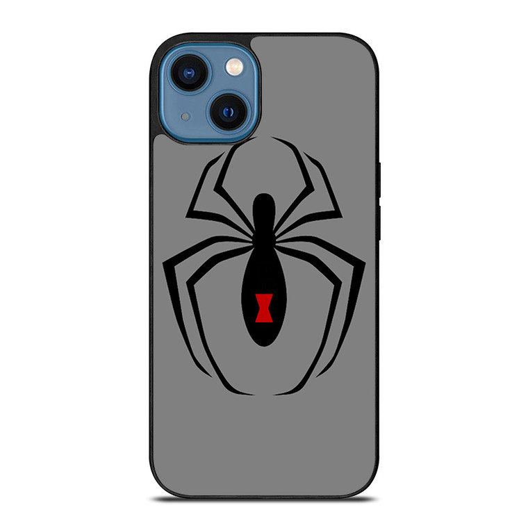 BLACK WIDOW SPIDER SYMBOL iPhone 14 Case Cover