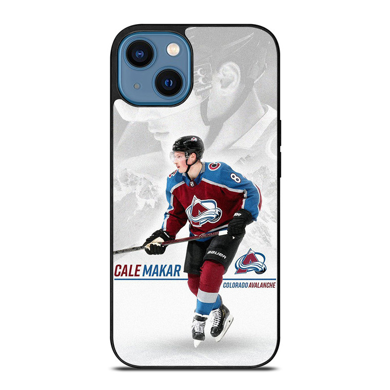 CALE MAKAR COLORADO AVALANCHE HOCKEY iPhone 14 Case Cover