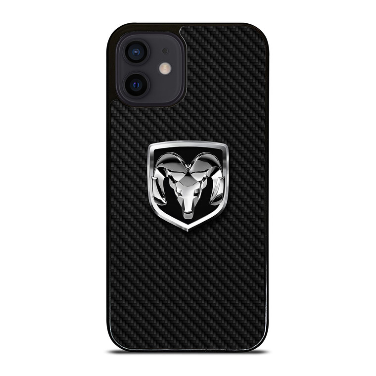 DODGE RAM CARBON FIBER iPhone 12 Mini Case Cover