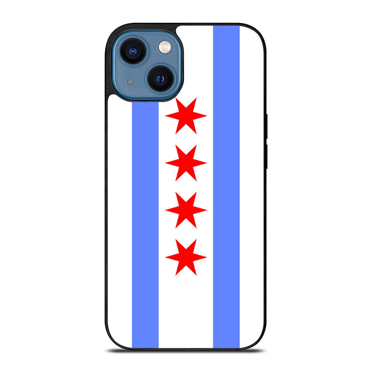 FLAG OF CHICAGO iPhone 14 Case Cover
