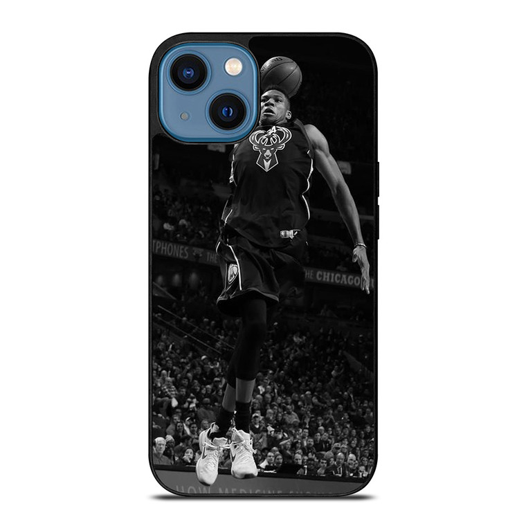 GIANNIS ANTETOKOUNMPO MILWAUKEE BUCKS DUNK iPhone 14 Case Cover