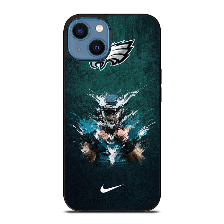 JALEN HURTS PHILADELPHIA EAGLES iPhone 14 Case Cover