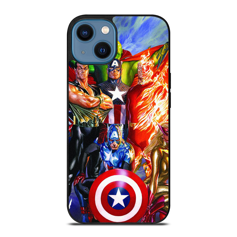 JUSTICE LEAGUE ALEX ROSS iPhone 14 Case Cover