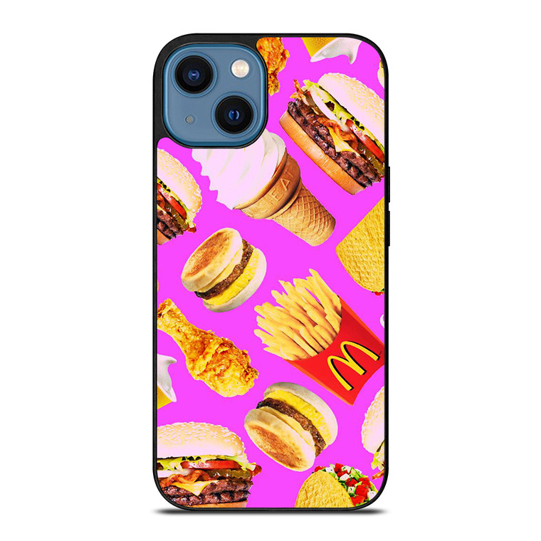 MCDONALD KAWAII FAST FOOD iPhone 14 Case Cover