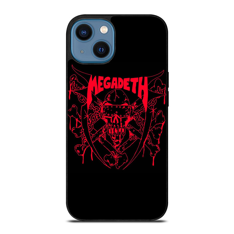 MEGADETH METAL BAND LOGO iPhone 14 Case Cover
