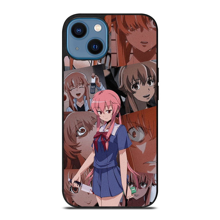 MIRAI NIKKI ANIME COLLAGE iPhone 14 Case Cover