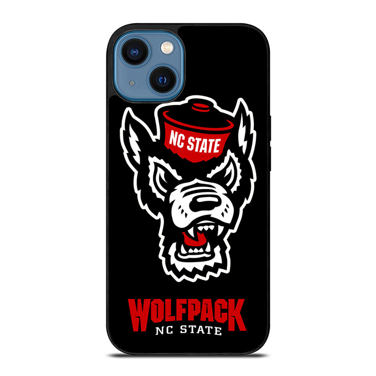 NC NORTH CAROLINA WOLFPACK FOOTBALL LOGO iPhone 14 Case Cover