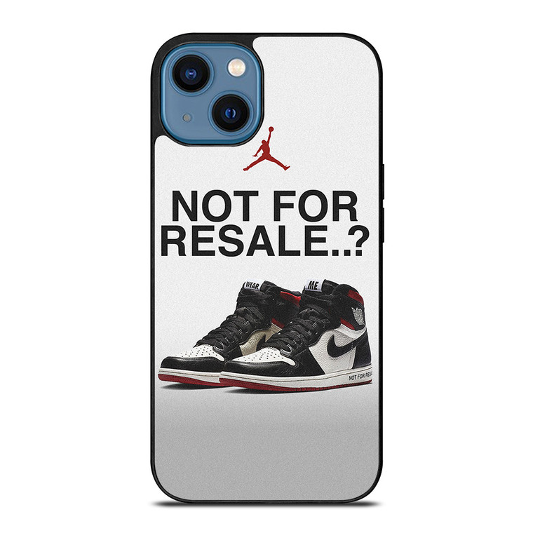 NIKE AIR JORDAN RETRO NOT FOR RESALE iPhone 14 Case Cover