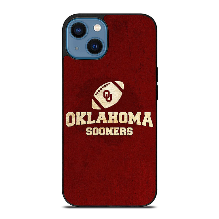 OKLAHOMA SOONERS FOOTBALL iPhone 14 Case Cover