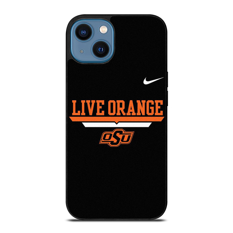 OKLAHOMA STATE COWBOYS NIKE iPhone 14 Case Cover OKLAHOMA STATE COWBOYS NIKE iPhone 14 Case Cover