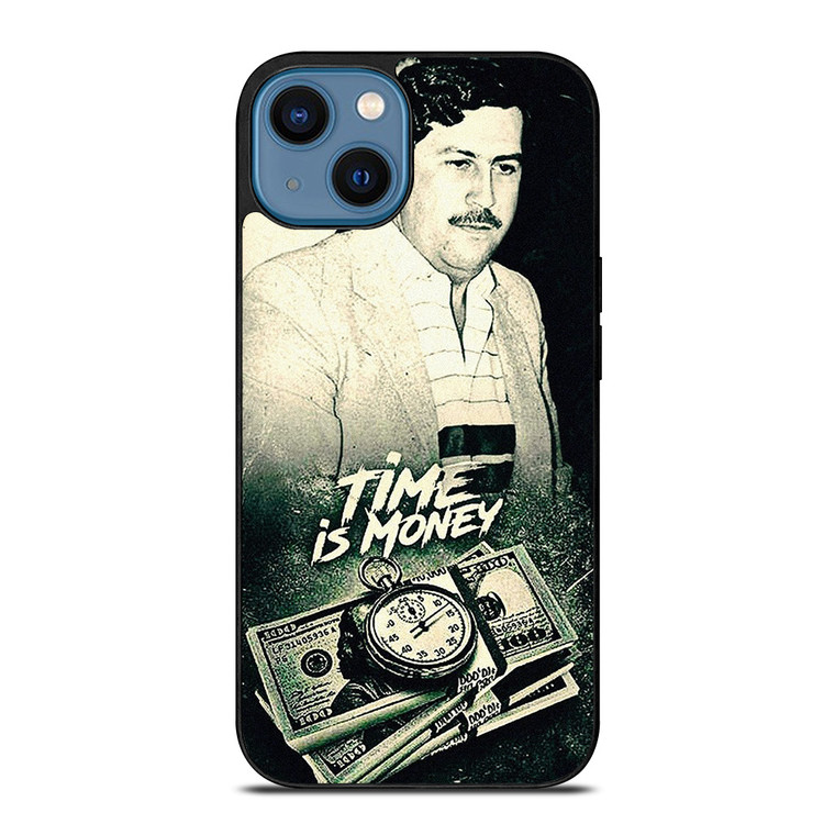 PABLO ESCOBAR TIME IS MONEY iPhone 14 Case Cover