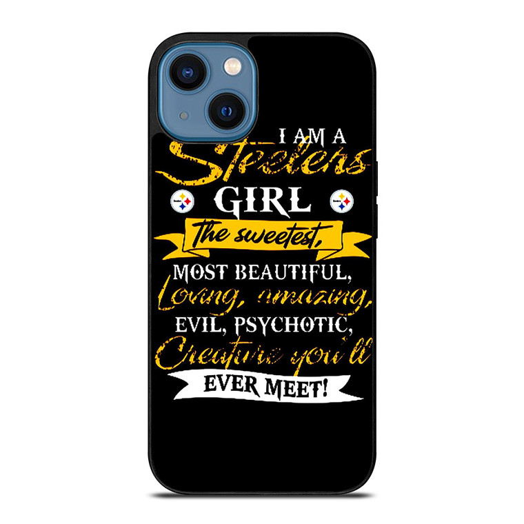 PITTSBURGH STEELERS GIRL FANS iPhone 14 Case Cover